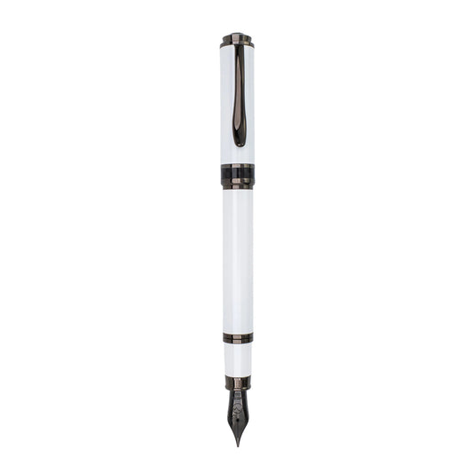 Monteverde Innova Fountain Pen Set - Cloud Dancer / Gunmetal