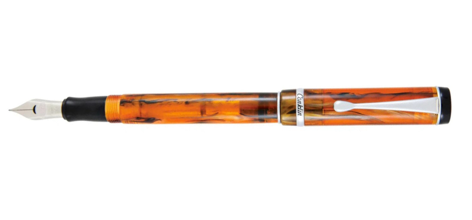 Conklin Duragraph Fountain Pen - Amber