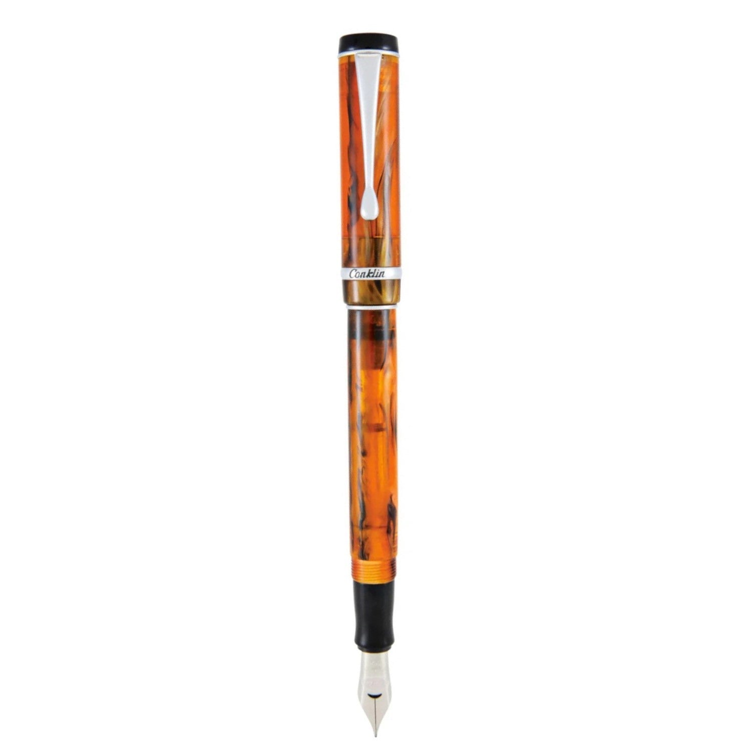 Conklin Duragraph Fountain Pen - Amber