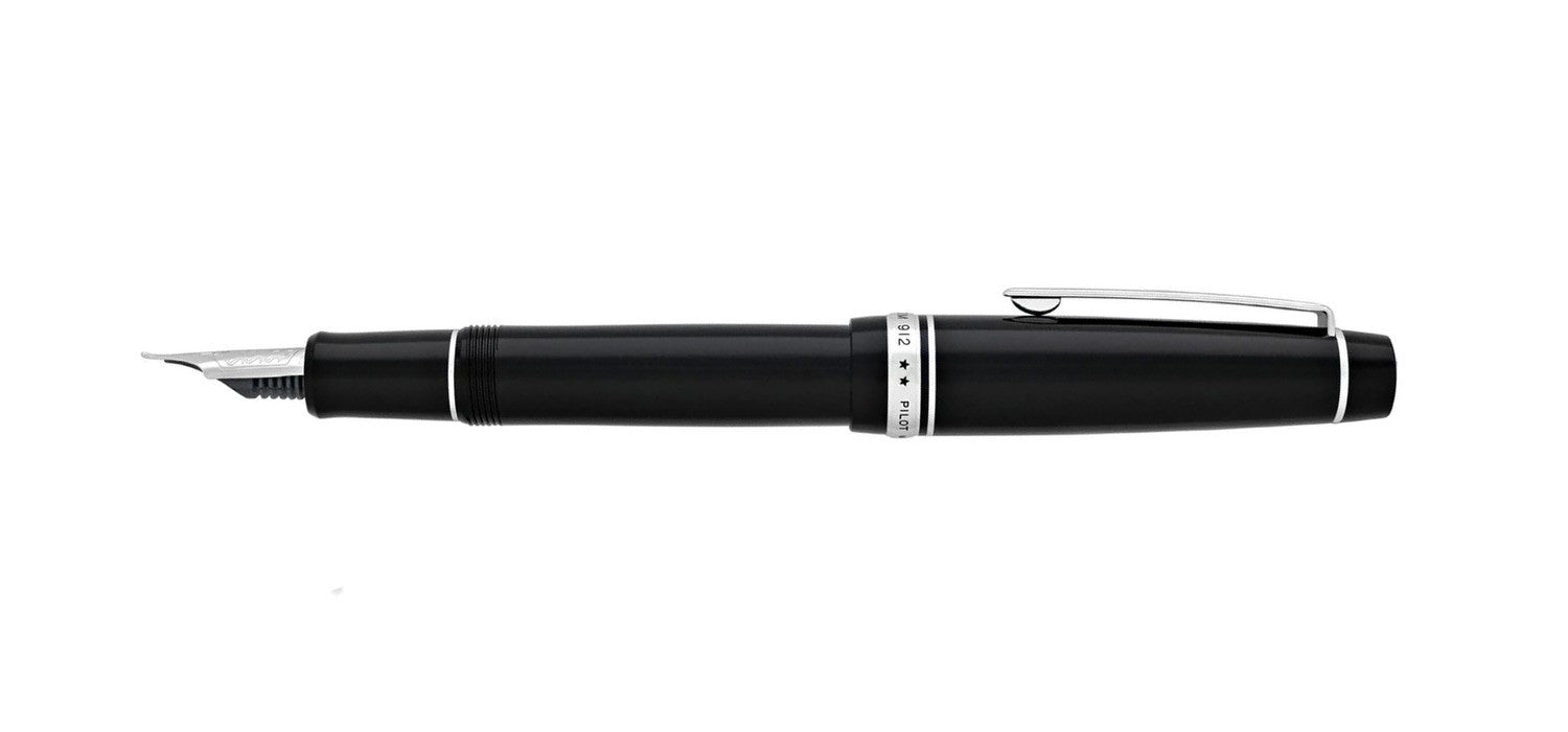 Pilot Custom Heritage 912 Fountain Pen - Black / Rhodium Trim