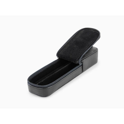 Visconti Leather Pen Holder - 2 Pen