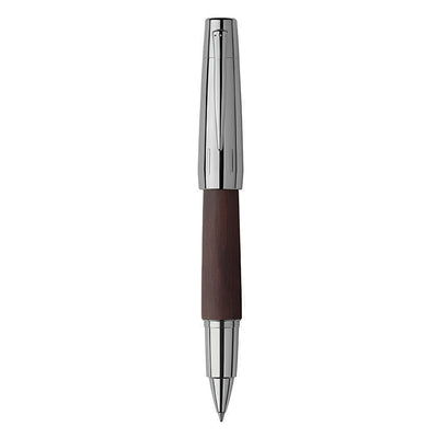 Faber-Castell Design E-motion Rollerball - Dark Pearwood