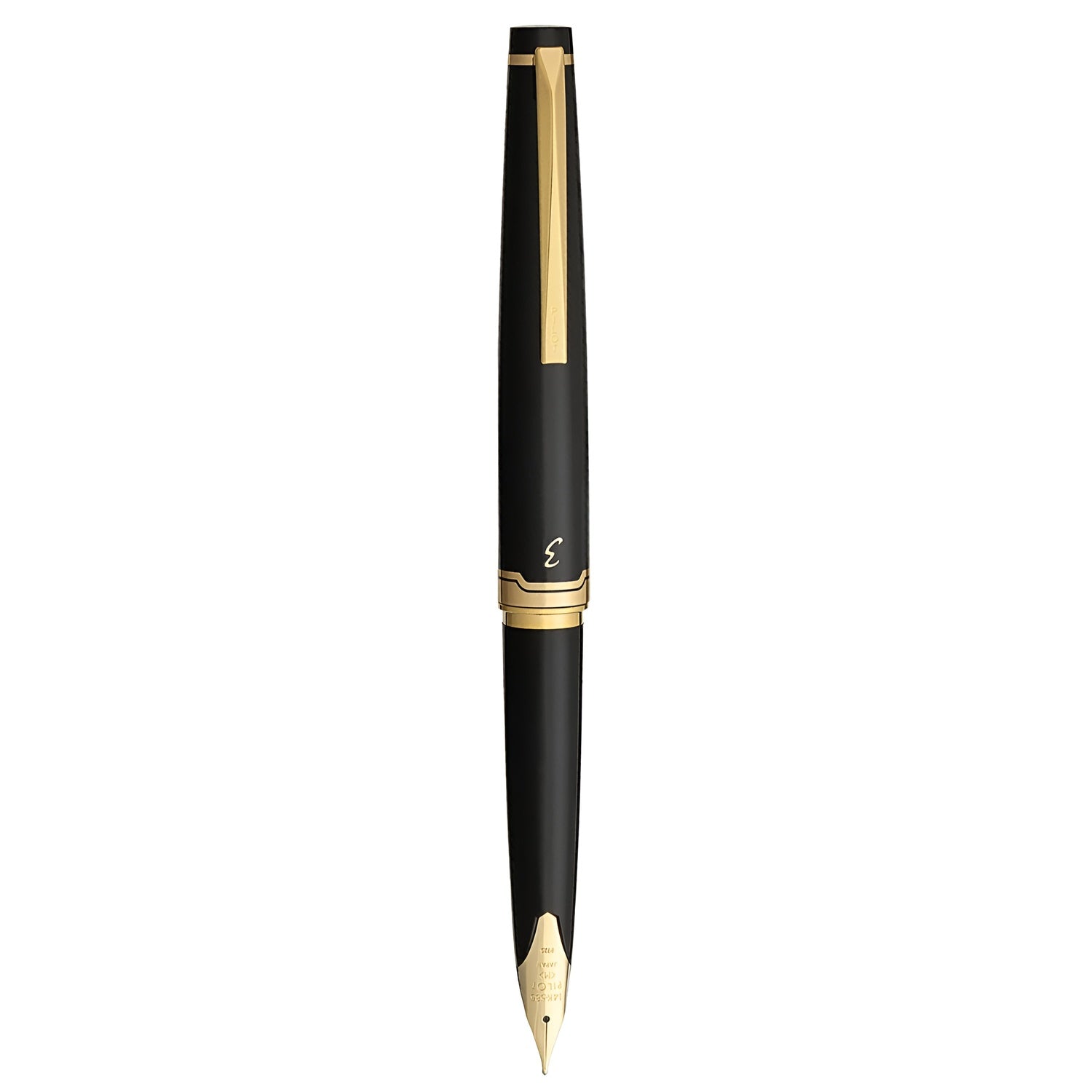 Pilot E95s Fountain Pen - Black / Gold Trim