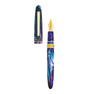 Esterbrook x Ferris Wheel Press Estie Fountain Pen - Rockstar - EF - EXTRA FINE / PURPLE / TEAL