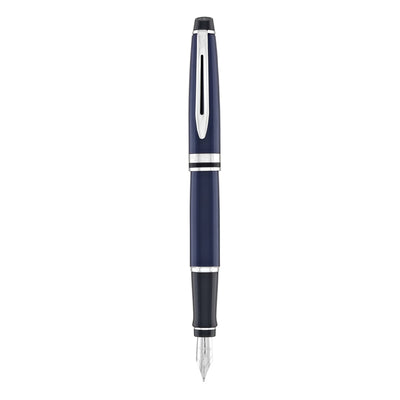 Waterman Expert Fountain Pen - Blue / Chrome Trim