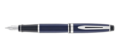 Waterman Expert Fountain Pen - Blue / Chrome Trim