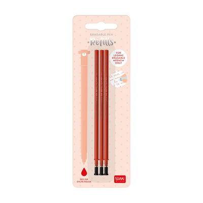 Legami Erasable Gel Pen Refills - 3 Pack