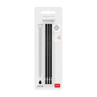Legami Erasable Gel Pen Refills - 3 Pack