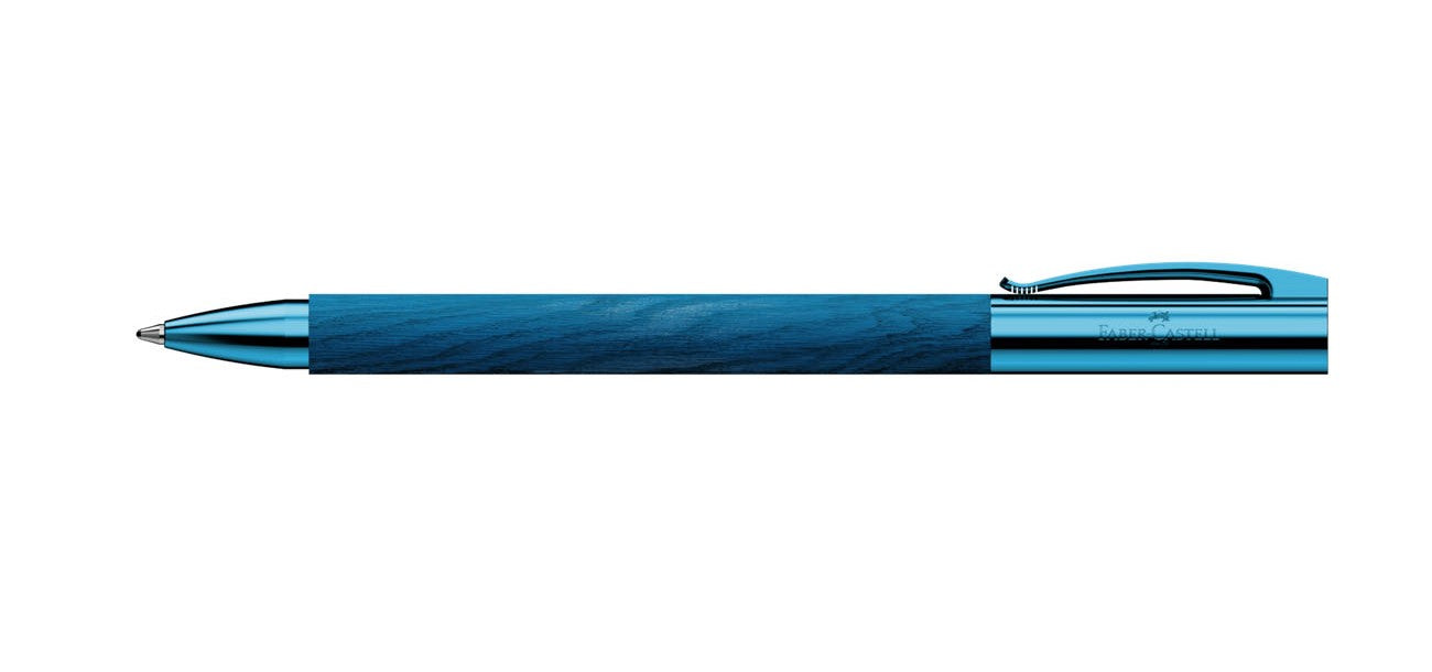 Faber-Castell Design Ambition Ballpoint Pen - Blue Wood