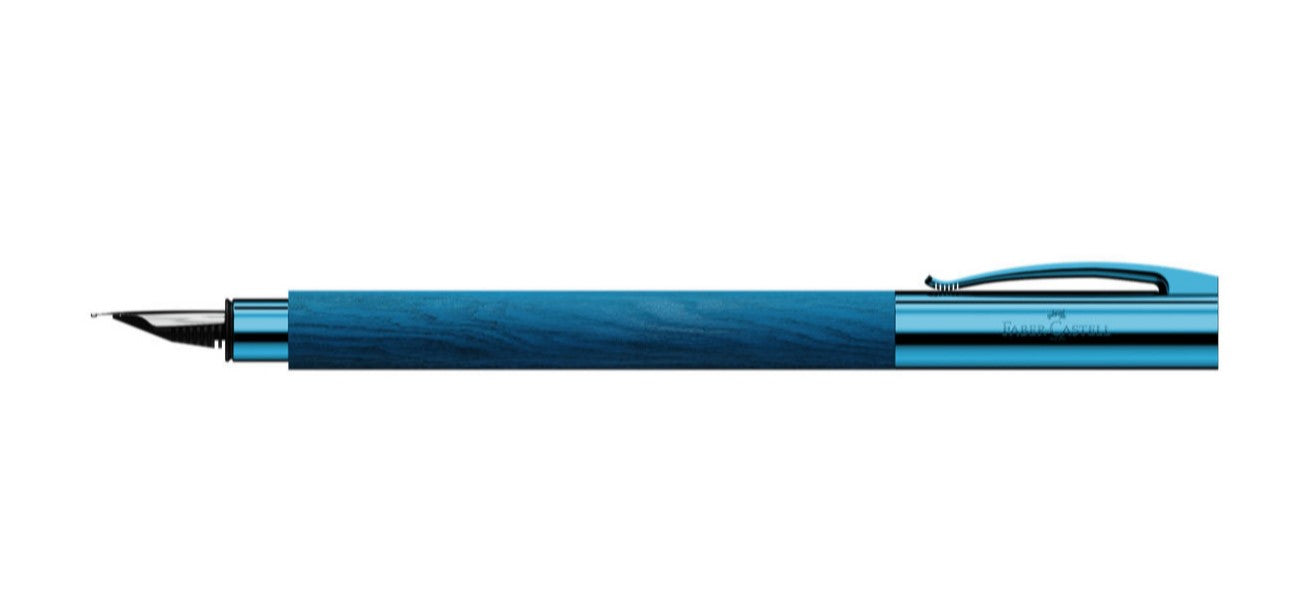 Faber-Castell Design Ambition Fountain Pen - Blue Wood