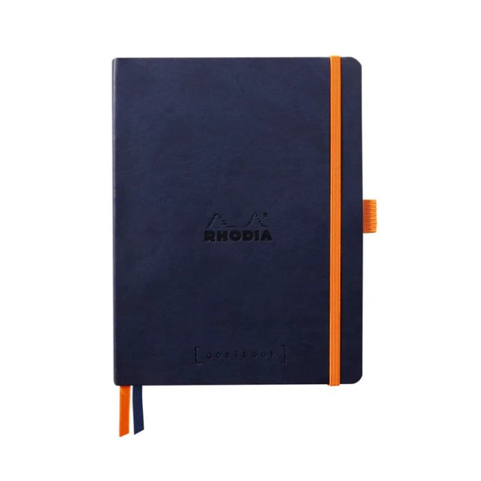 Rhodia Goal Book A5 Dot Grid - Midnight Blue