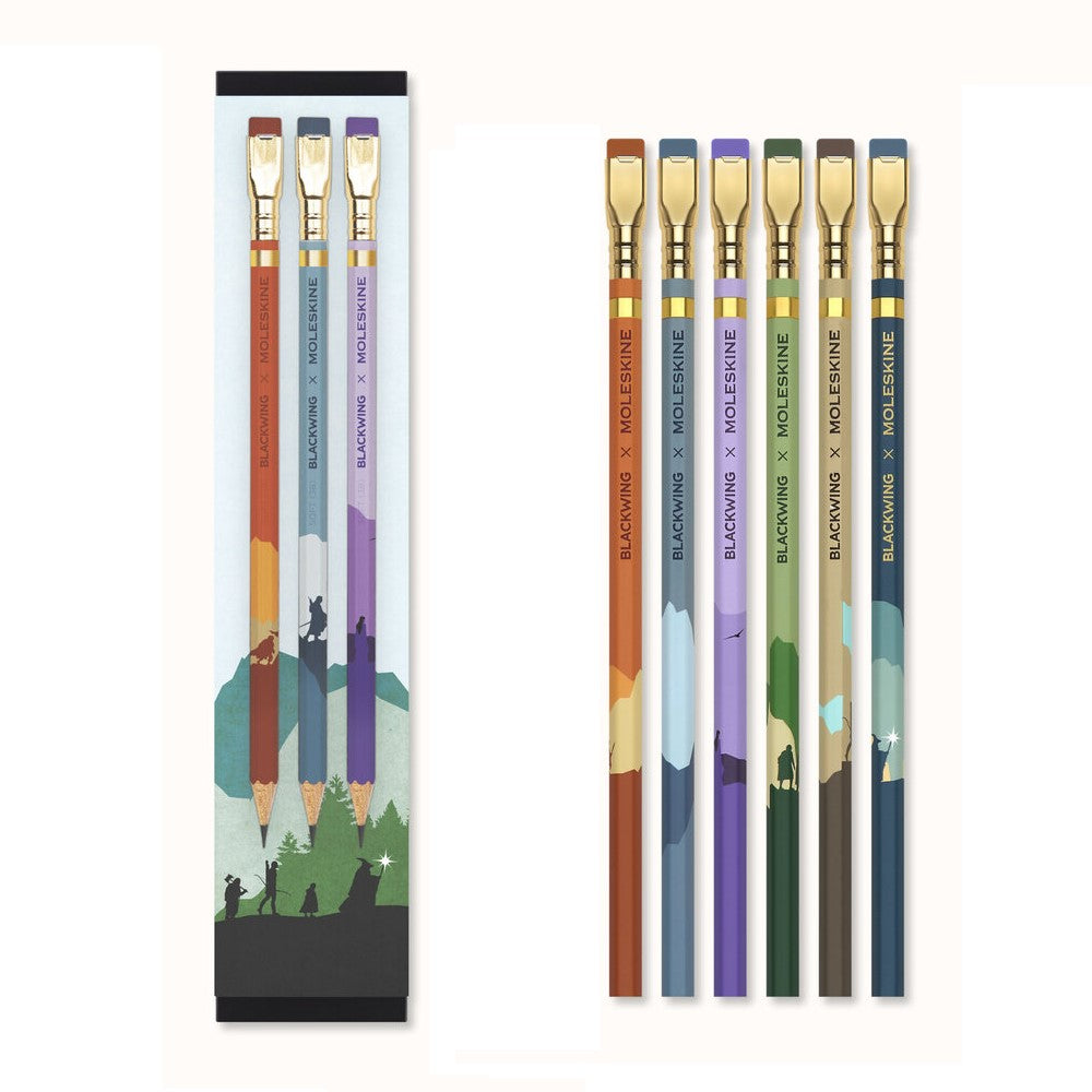 Blackwing x Moleskine Graphite Pencils Lord of the Rings - Box of 12