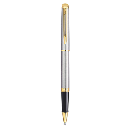 Waterman Hemisphere Rollerball - Stainless Steel / Gold Trim