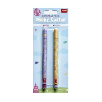 Legami Erasable Gel Pen Set of 2 - Hoppy Easter