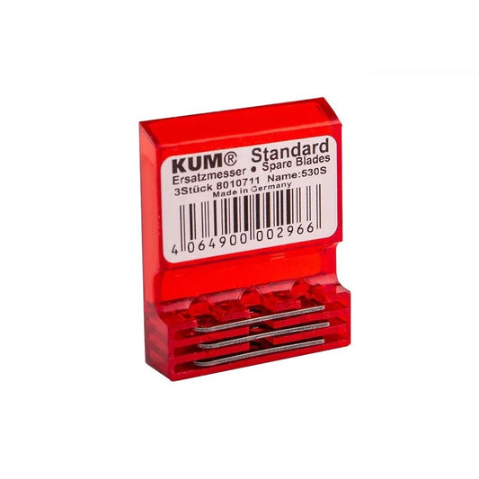 KUM Long Point Sharpener Replacement Blades Pack of 3