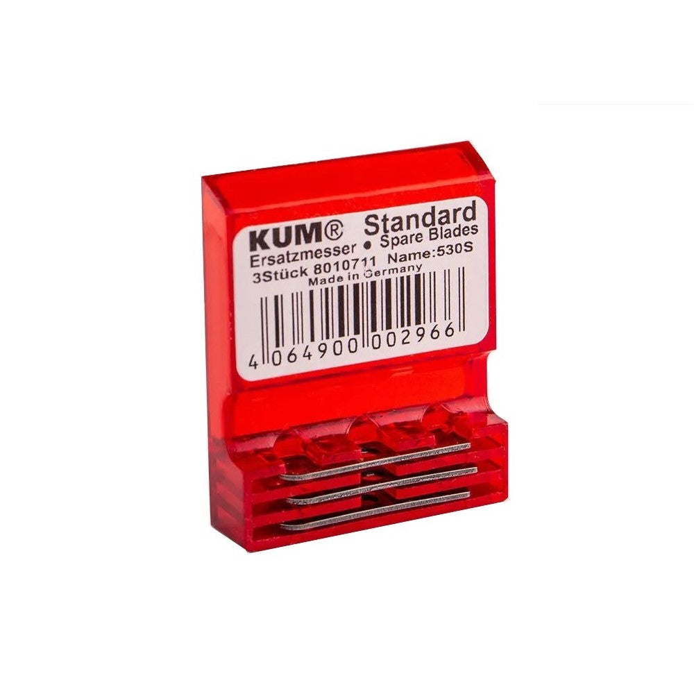 KUM Long Point Sharpener Replacement Blades Pack of 3