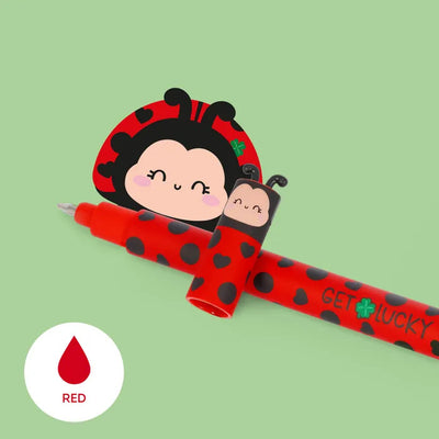 Legami Erasable Gel Pen Single - Ladybug
