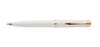Pelikan Souveran K 600 Ballpoint Pen - White / Rose Gold Trim - Special Edition