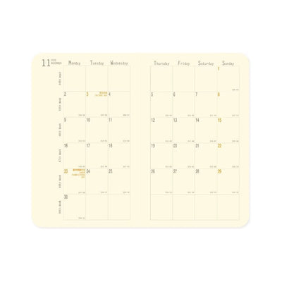 Rhodia 2026 Pocket Monthly Planner - Orange