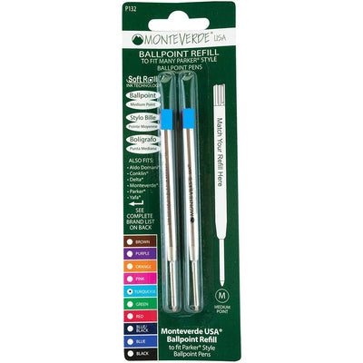 Monteverde G2 (Parker Style) Ballpoint Refill P13 - Pack
