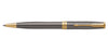 Parker Sonnet Ballpoint Pen - Grey Core Lacquer / Gold Trim