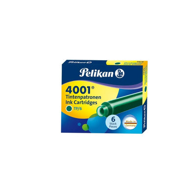 Pelikan 4001 TP/6 Ink Cartridges Pack of 6 - Assorted