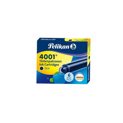 Pelikan 4001 TP/6 Ink Cartridges Pack of 6 - Assorted