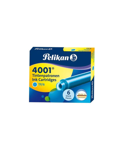 Pelikan 4001 TP/6 Ink Cartridges Pack of 6 - Assorted