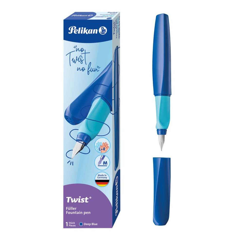 Pelikan Twist Fountain Pen - Deep Blue