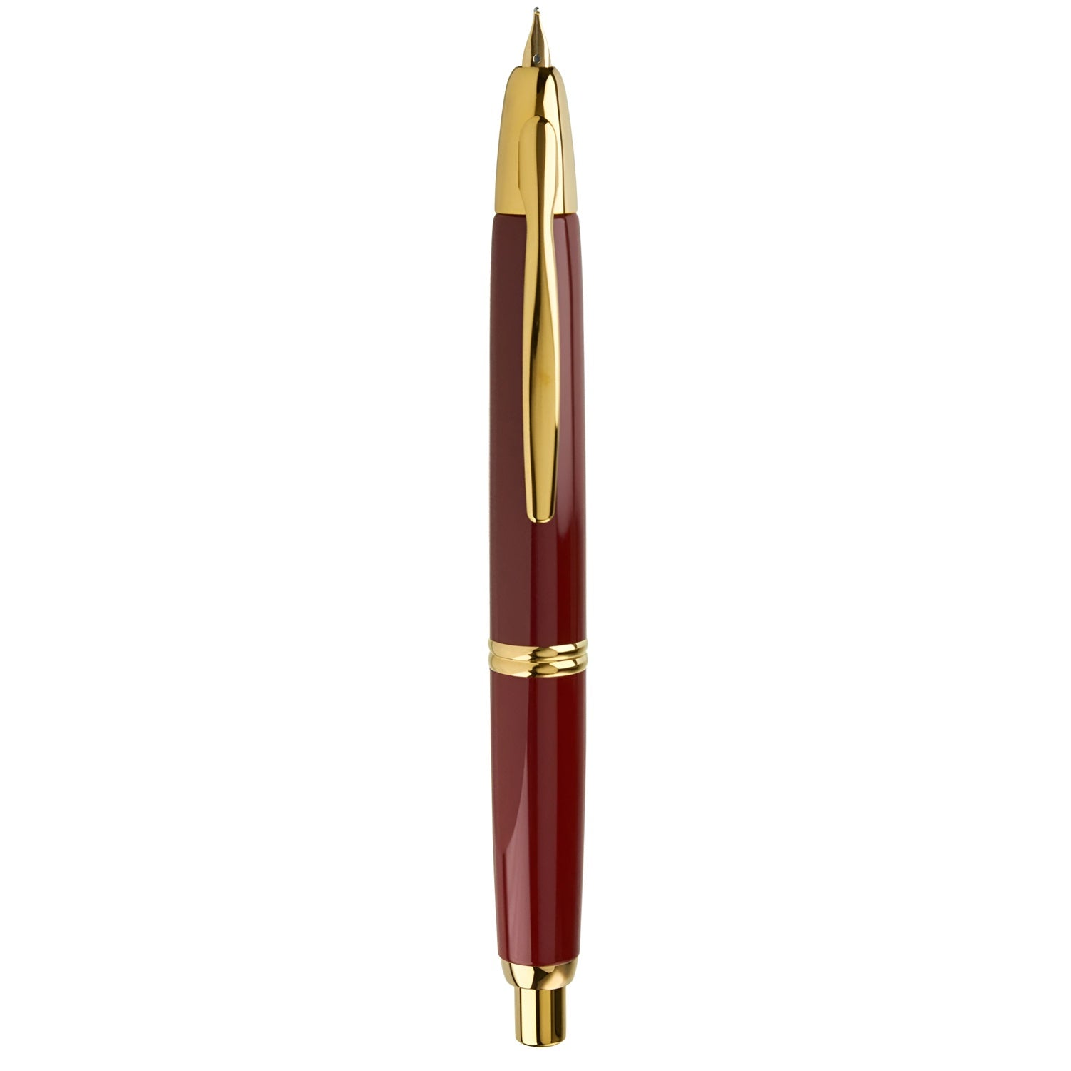 Pilot Capless Fountain Pen - Red / Gold Trim