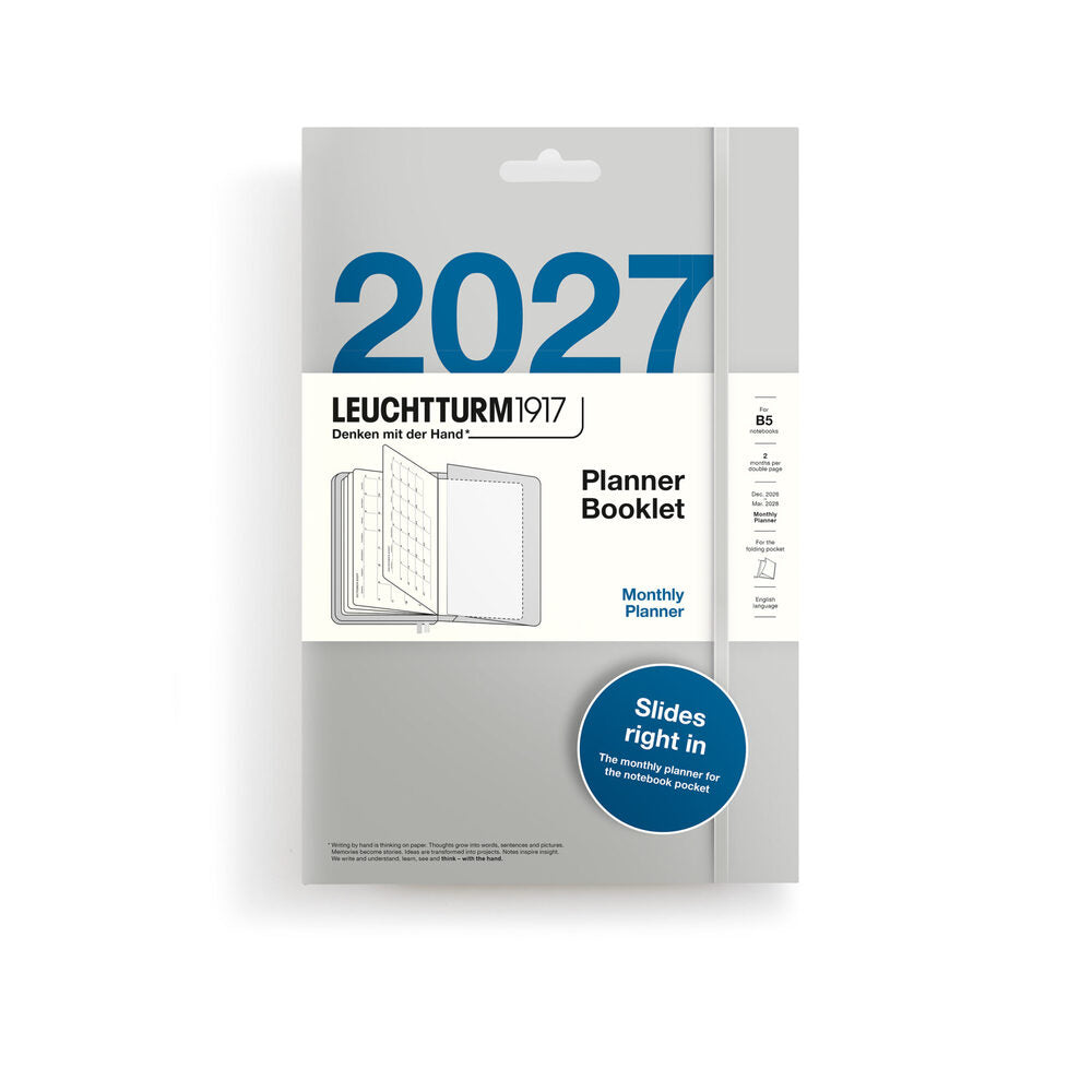 Leuchtturm 1917 Planner Booklet 2027 - B5 Monthly Planner