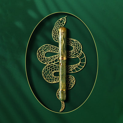 Nahvalur Pen of the Year 2025 14k Fountain Pen - Snake - Limited Edition