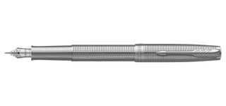 Parker Sonnet Cisele Fountain Pen - Palladium - Special Edition - M - MEDIUM / PALLADIUM