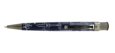 Retro 51 Tornado Imperial War Museum Rollerball - Spitfire Blueprint