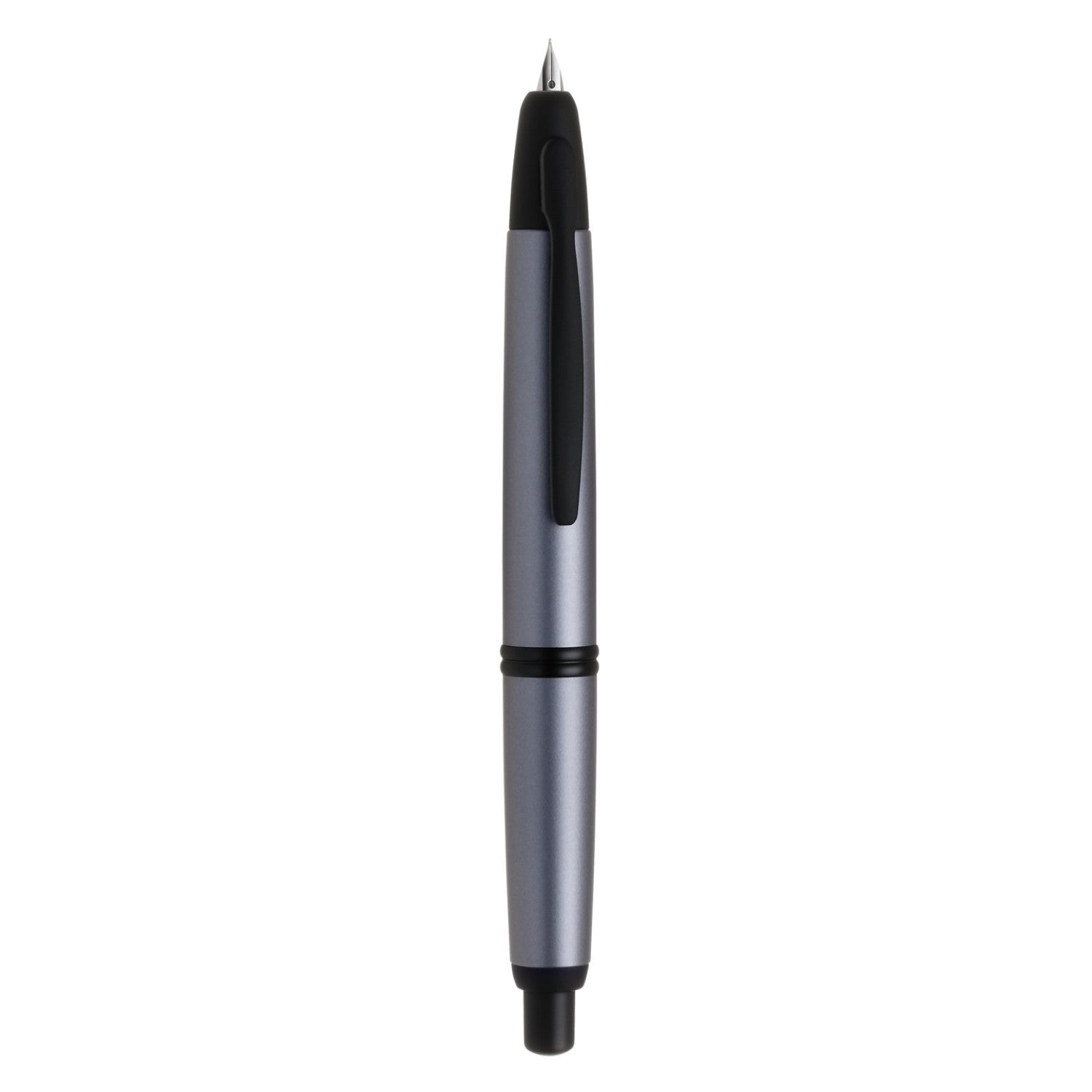 Pilot Capless Steel Nib Fountain Pen - Matte Silver