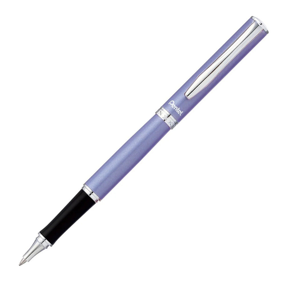 Pentel Sterling EnerGel Rollerball - Purple / Chrome Trim
