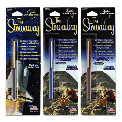 Fisher Space Pen Stowaway with Clip - Assorted Colours