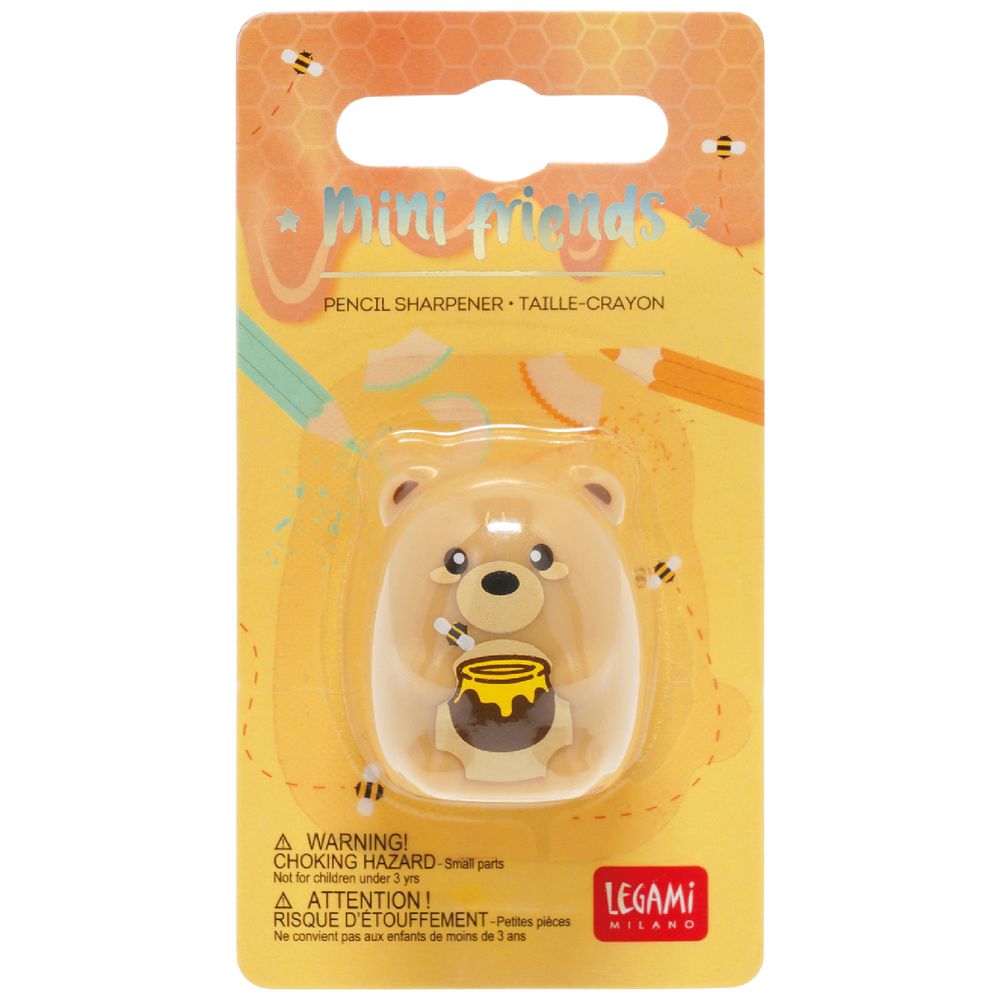 Legami Pencil Sharpener - Mini Friends - Teddy Bear