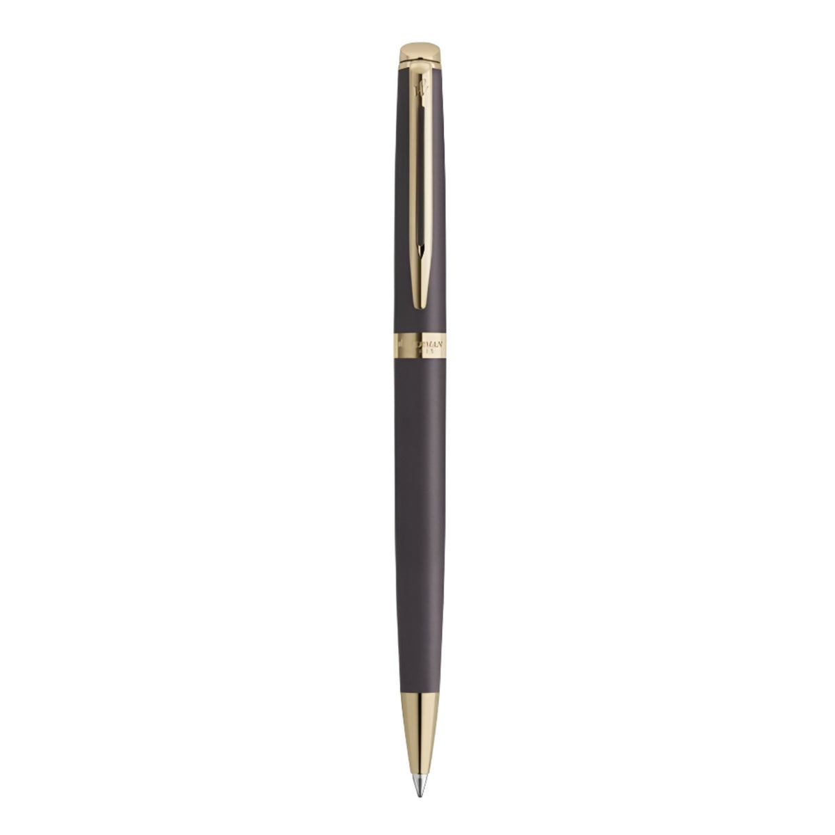 Waterman Hemisphere Metallic Ballpoint Pen - Black / Gold Trim - Special Edition