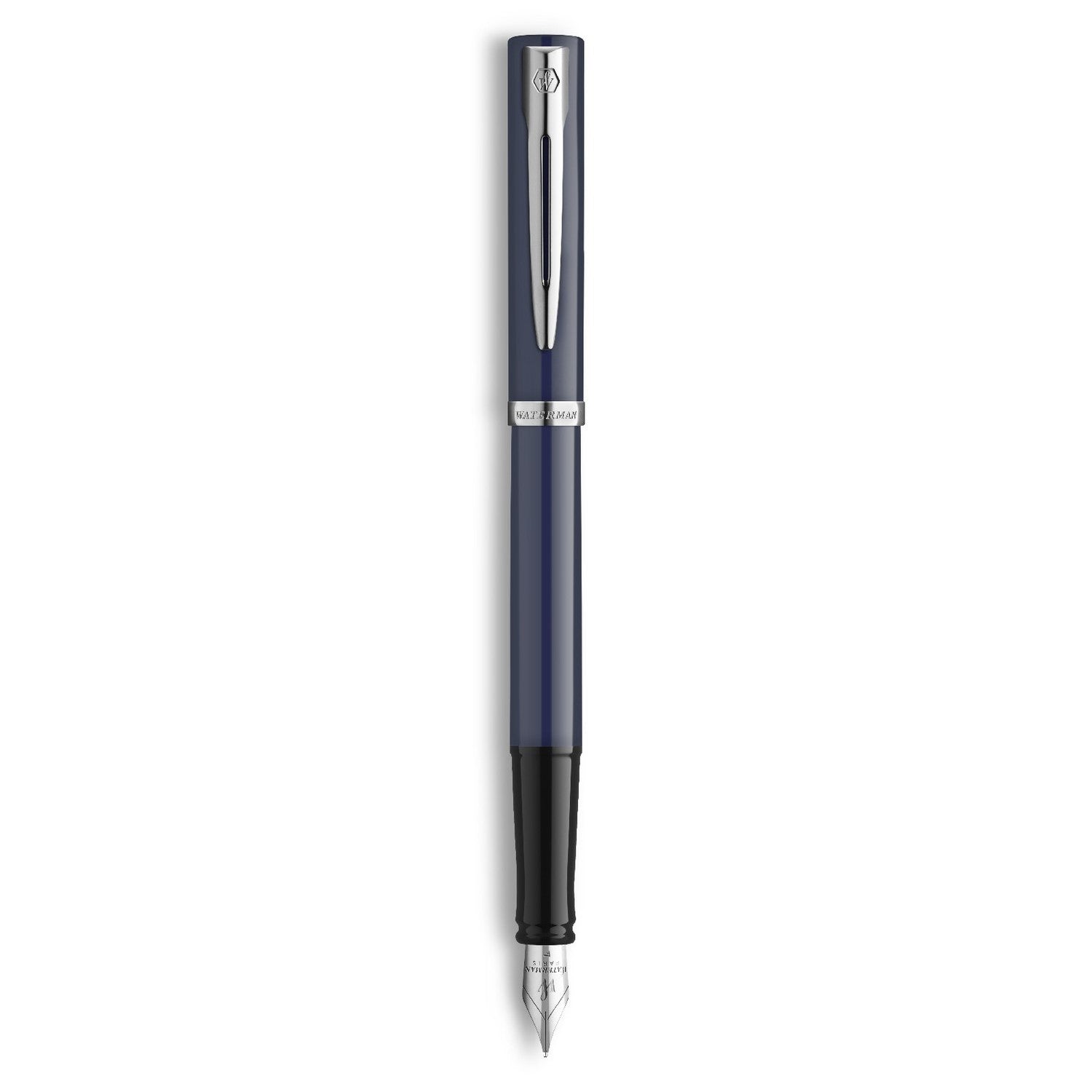 Waterman Impression Fountain Pen - Blue Lacquer / Chrome Trim
