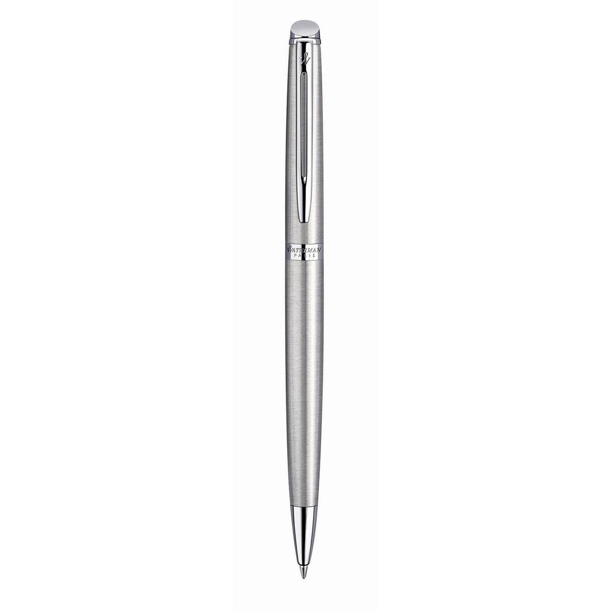 Waterman Hemisphere Ballpoint Pen - Stainless Steel / Chrome Trim