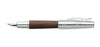 Faber-Castell Design E-motion Fountain Pen - Dark Pear Wood