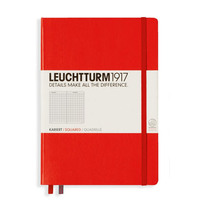 Leuchtturm 1917 Notebook Hard Cover A5 Grid - Assorted Colours