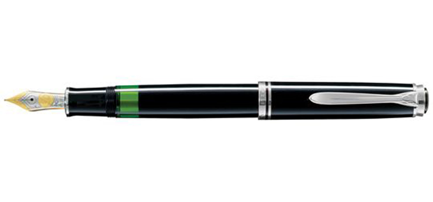 Pelikan Souveran M 805 Fountain Pen - Black / Palladium Trim
