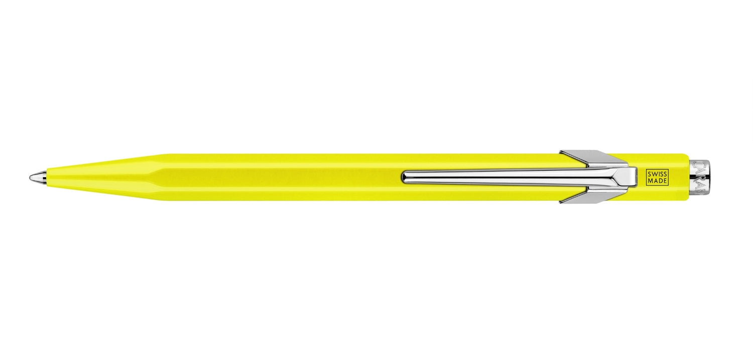 Caran dAche 849 Office Ballpoint Pen - Fluro Yellow