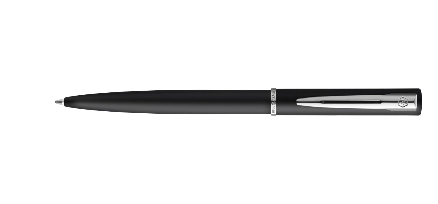 Waterman Allure Ballpoint Pen - Black / Chrome Trim