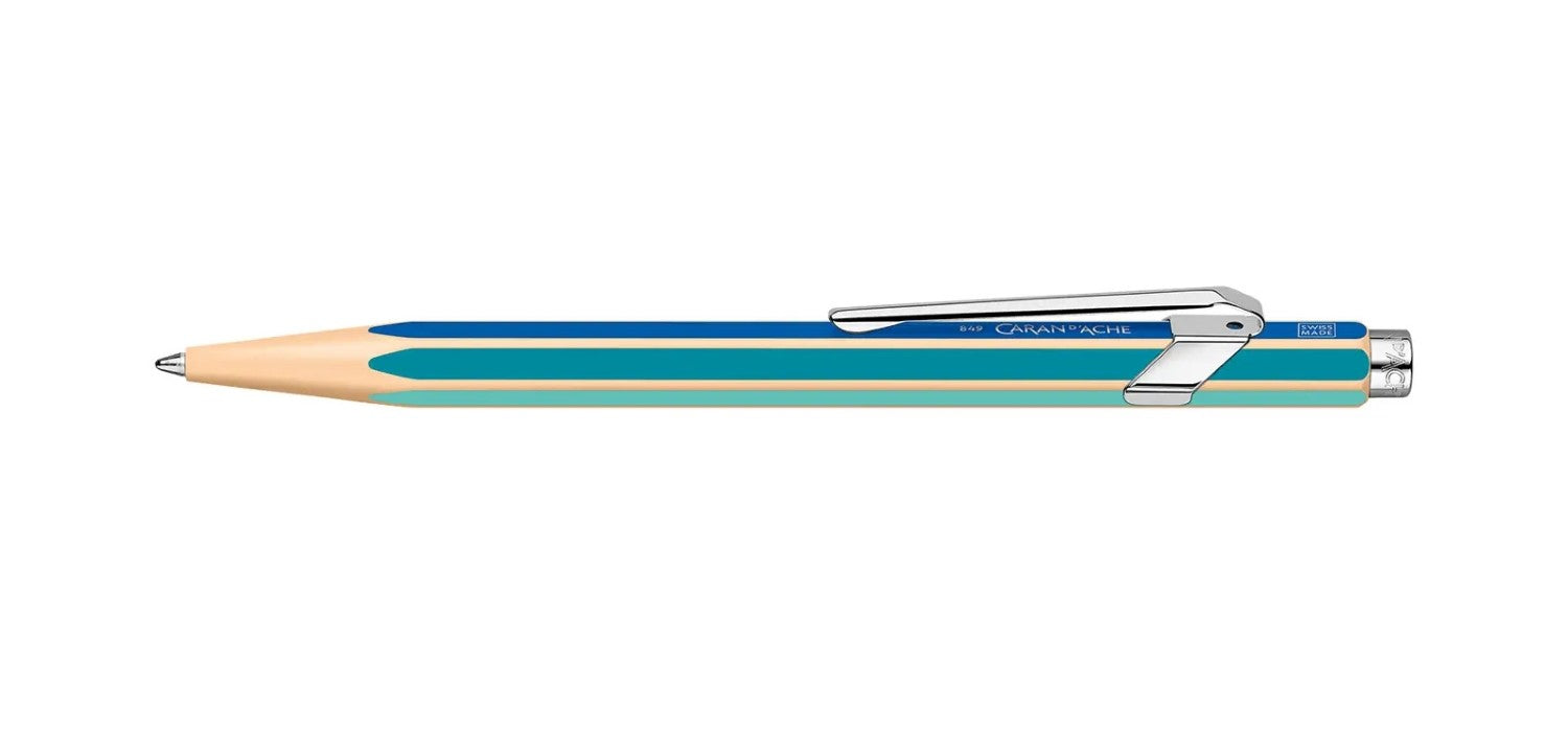 Caran dAche 849 Ballpoint Pen - Cool Rainbow - Limited Edition