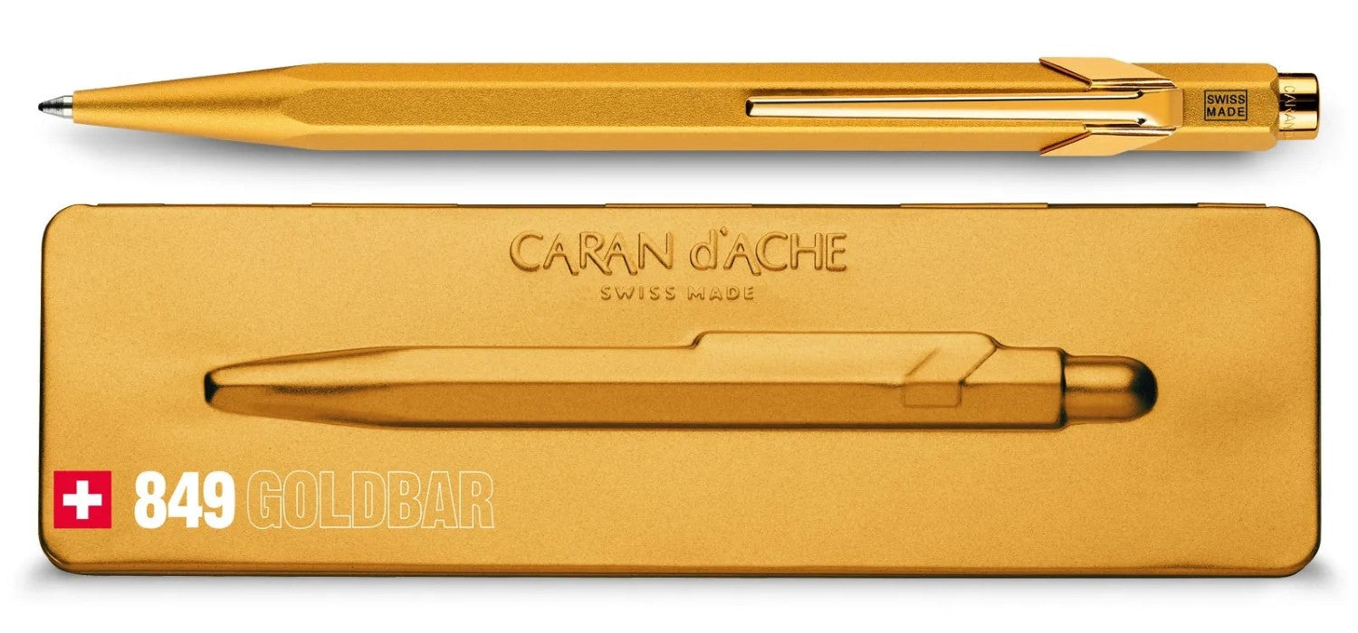Caran dAche 849 Ballpoint Pen - Goldbar