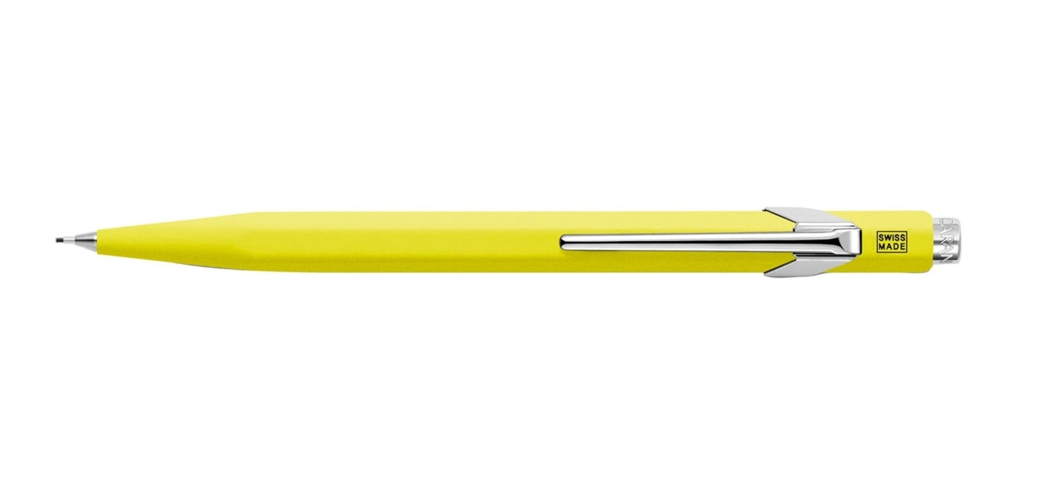 Caran dAche 844 Office Mechanical Pencil 0.7mm - Fluro Yellow