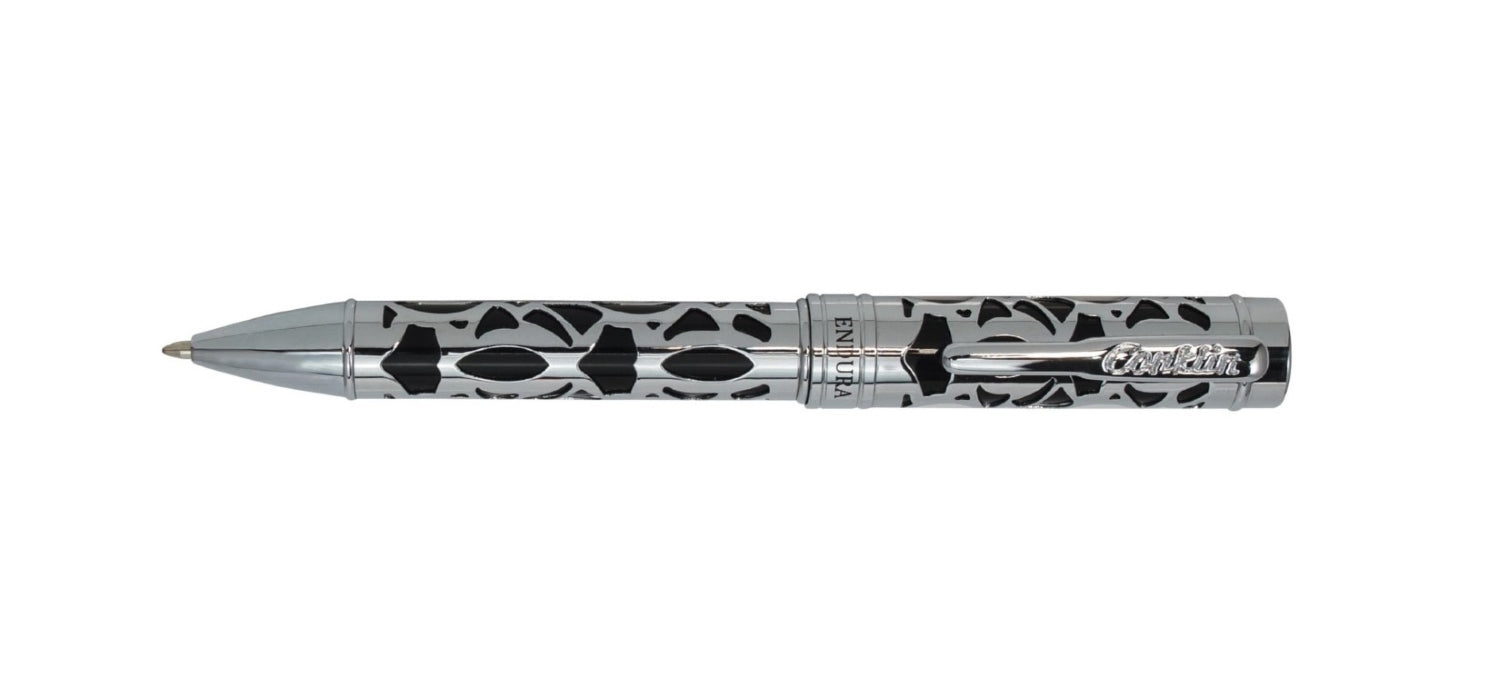 Conklin Endura Deco Crest Ballpoint Pen - Black